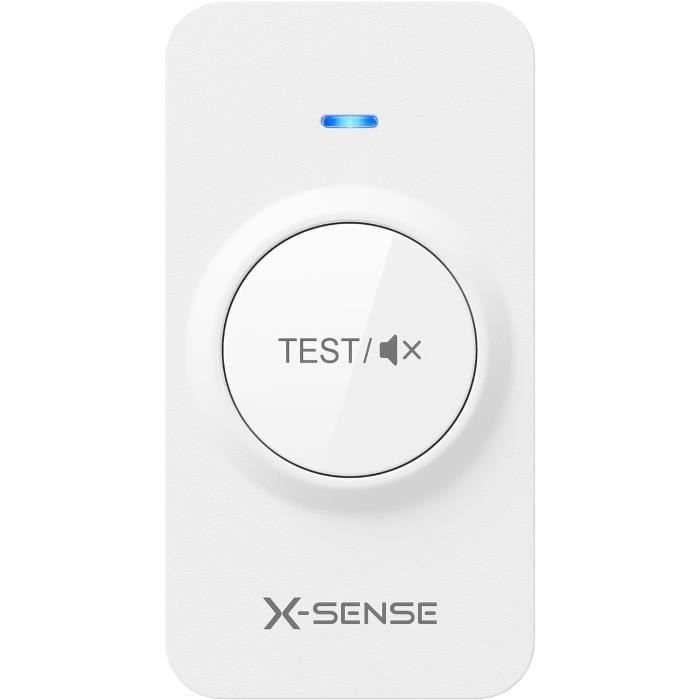 X-Sense RC01 Link Télécommande X-Sense RC01 Pour Détecteurs De Fumée - Test à Distance, Silence, Pile Remplaçable Accessoire Sécurité Sans Fil