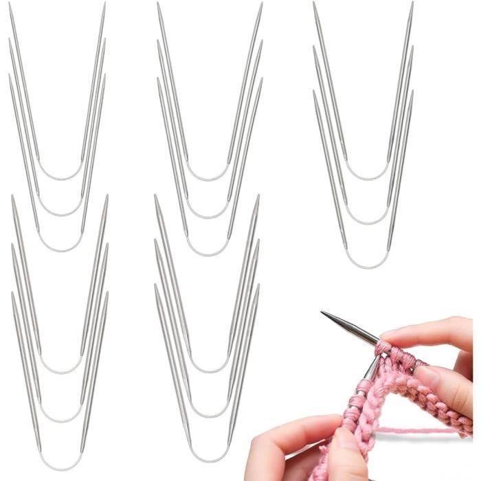 Lot De 12 Crochets à Crochet Avec Poignée Ergonomique Pour Les Mains Arthritiques, Aiguilles à Crochet Tricot Confortables Et Lisses Avec Marqueurs De Point