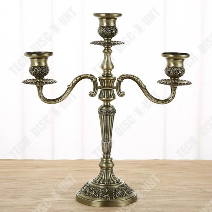 Bougeoir Doré Vintage - Bougeoir Pour Bougie Pilier - Décoration Bohème - Pour Salon, Chambre À Bougeoir Doré Vintage - Bougeoir Pour Bougie Pilier - Décoration Bohème - Pour Salon, Chambre À