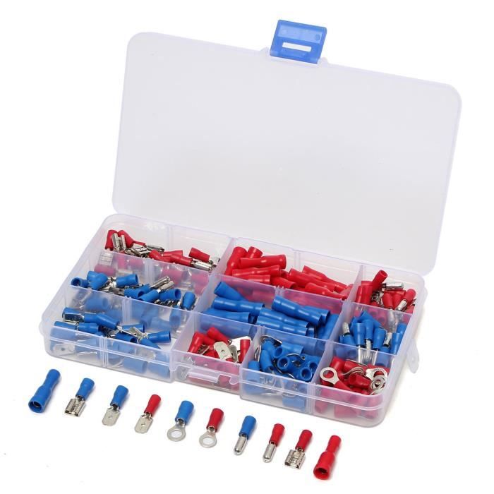 50 x 3,2 mm rouge isolé sertir ring terminal
