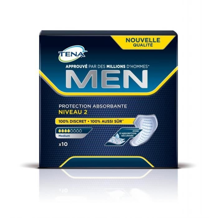 TENA Men Serviettes Incontinence 10 Serveittes Lot De 3 Cdiscount