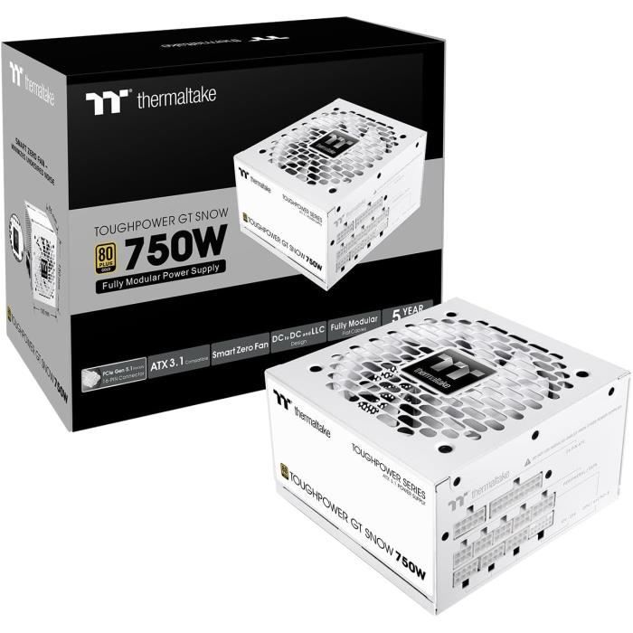 Alimentation – THERMALTAKE – Toughpower GT 750W – 80Plus Gold – Modulaire – Smart Zero Fan