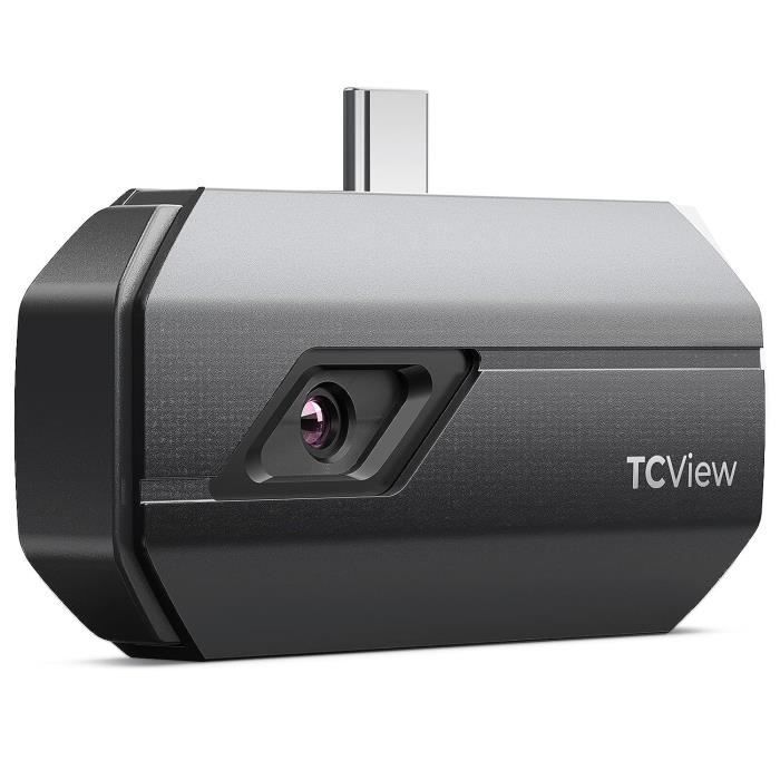 TOPDON TC001 Caméra d'Imagerie Thermique pour Android (gris sidéral), Résolution IR 256 x 192 avec Analyse Secondaire