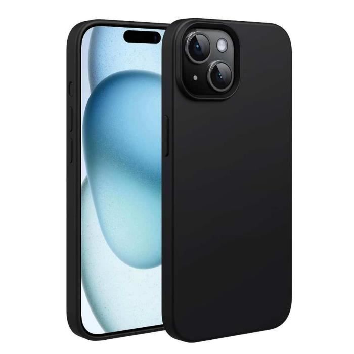 Coque Souple IPhone 15 - Design Rick Et Morty Acid Noir