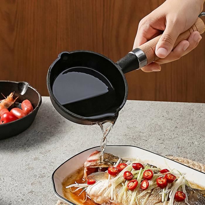 Casserole Induction 20cm Antiadhésive - Petite Poêle à Lait En Fonte D'Aluminium, Sans PFOA Ni PFOS, Convient à Tous Feux