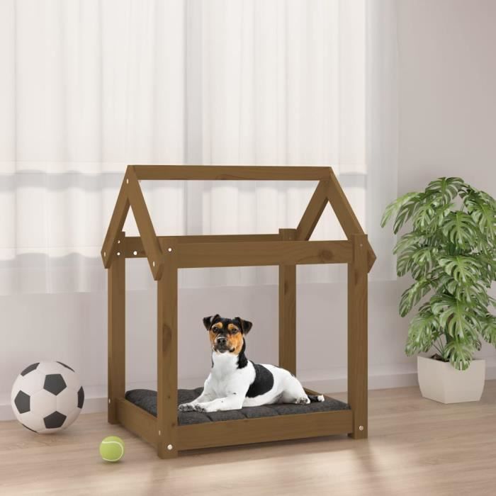 vidaXL Lit pour chien miel