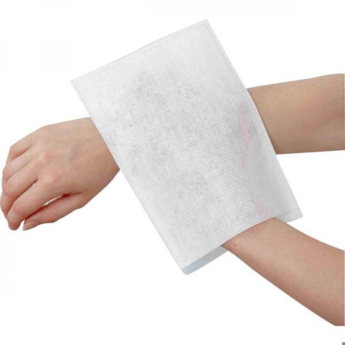 Gants De Toilette Molletonnés Non Tissés Jetables MEDIKA69 80g/m² Ultra Doux - Lot De 100