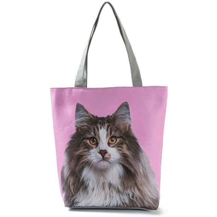 RICEEL Sac à Bandoulière Pour Enfant Fille En Peluche Sac à Main Ch Sac Messager Sac Bandouliere Reglable Petit Chat Sac A Amz