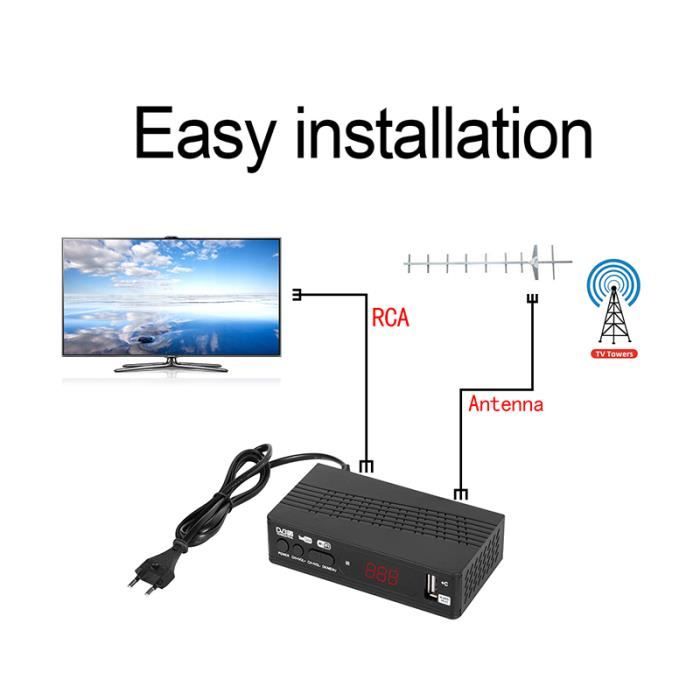 Récepteur TNT HD Iskra DVB-T2 7020 - Neuf, HDMI, Full HD 1080p