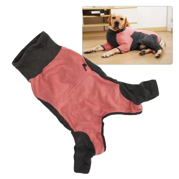 Meilleurs prix pour Vêtements pour chien à quatre pattes - ZERODIS - Manteau pour chien - Élastique Polyester Col haut - Blanc