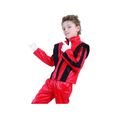 Costume thriller - Rouge- Déguisement Garçon Carnaval Anniversaire Fête Halloween - Taille 5 à 11 ans-1