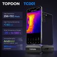 TOPDON TC001 Caméra d'Imagerie Thermique pour Android (gris sidéral), Résolution IR 256 x 192 avec Analyse Secondaire-1