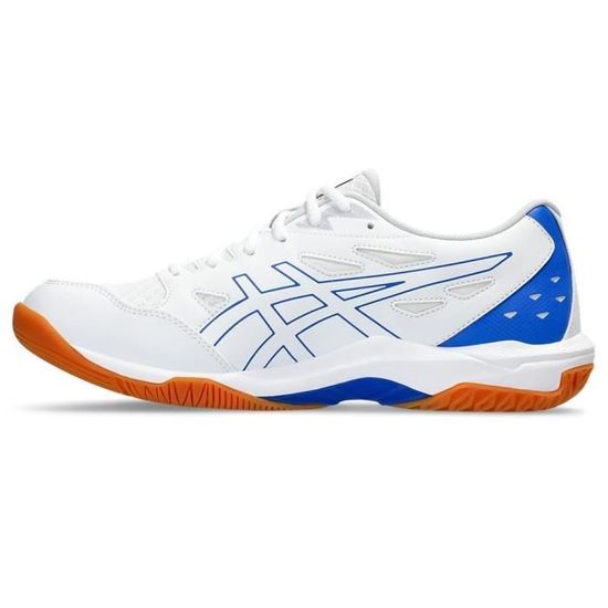 Chaussures ASICS Gel Rocket 11 Blanc Bleu Homme Adulte Cdiscount Sport