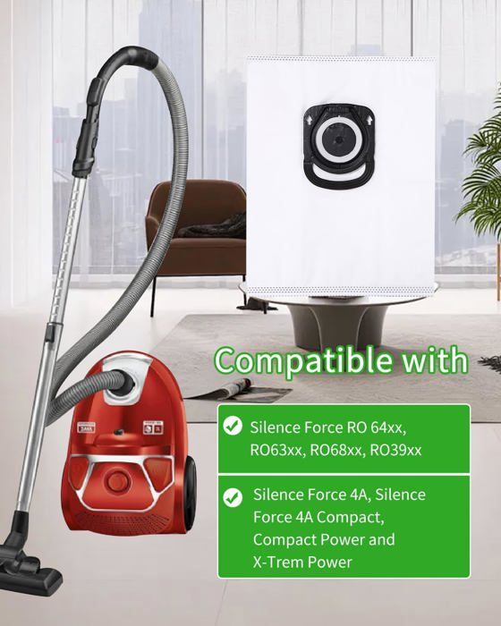 12 Sacs d'aspirateur pour Rowenta Hygiene+ ZR200520