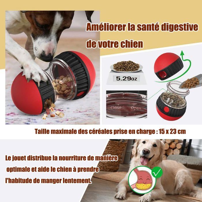 Balle Interactive Intelligente pour Chat et Chien - Rechargeable USB-C