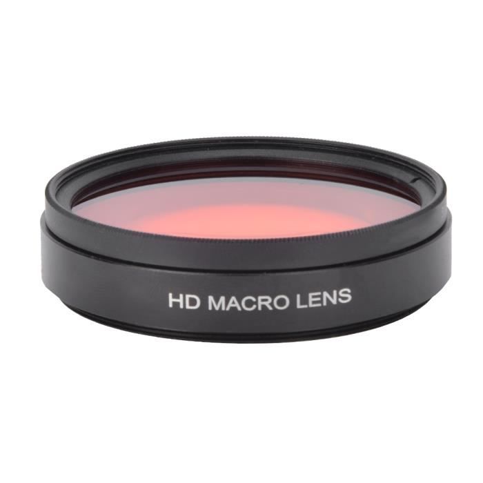 Filtre rouge 58 mm ASHATA Objectif macro 16X Photographie sous — free download