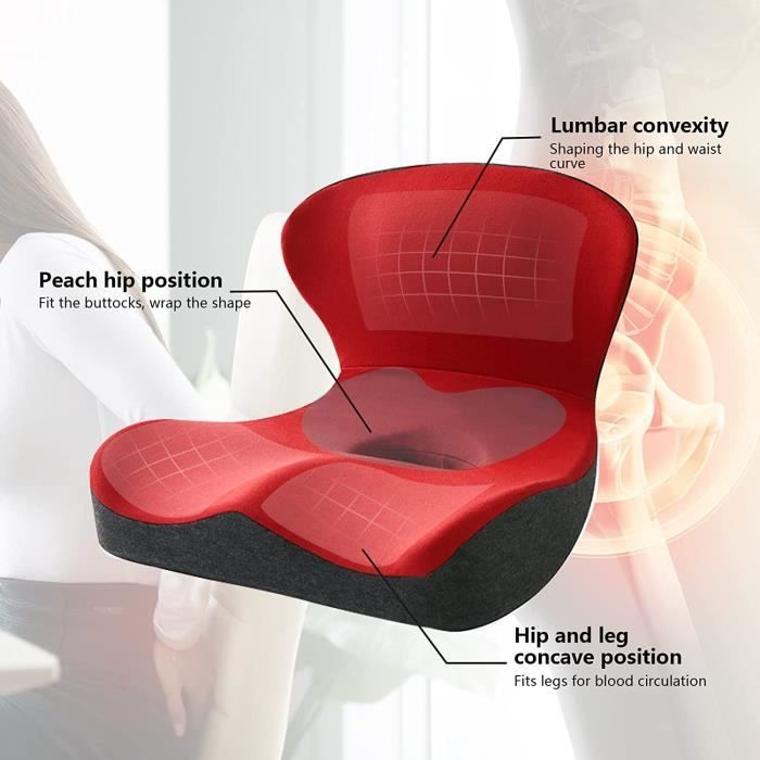 Rehausseur Voiture Adulte,Coussin Siège Auto en Mousse À Mémoire,Siège  Rehausseur Conducteur,Coussin Ergonomique Voitur,Coussi[1423] - Achat /  Vente réhausseur auto Rehausseur Voiture Adulte,Coussin Siège Auto en  Mousse À Mémoire,Siège Rehausseur