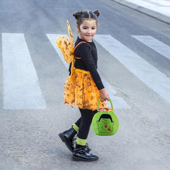 Sac fourre Tout Halloween pour Enfants Adorables Sacs de Bonbons