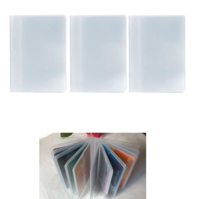Couleur 1 THINKTHENDO – pochette transparente en plastique PVC, étui de  rangement pour carte d'identité et de - Cdiscount Bagagerie - Maroquinerie