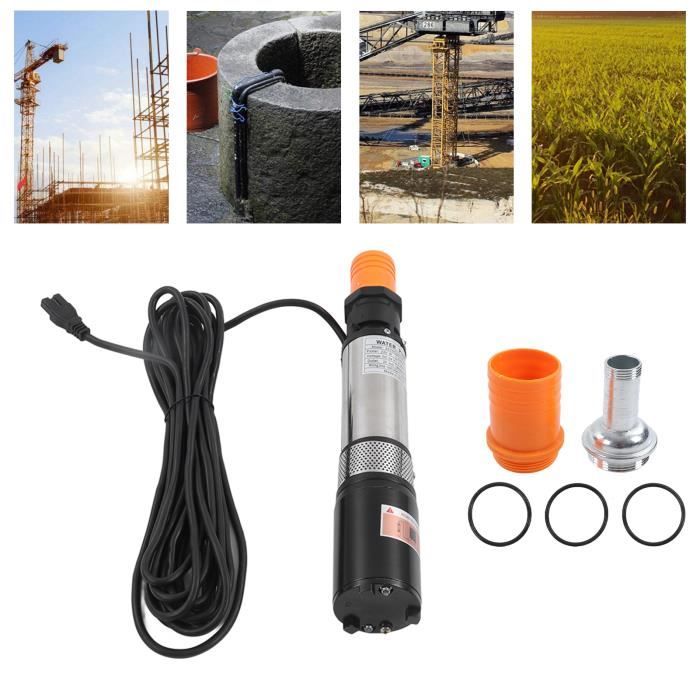 Kit Pompe à Puits Profond Solaire 400W Avec Pompe Submersible 140W Et Contrôleur MPPT - Neuf