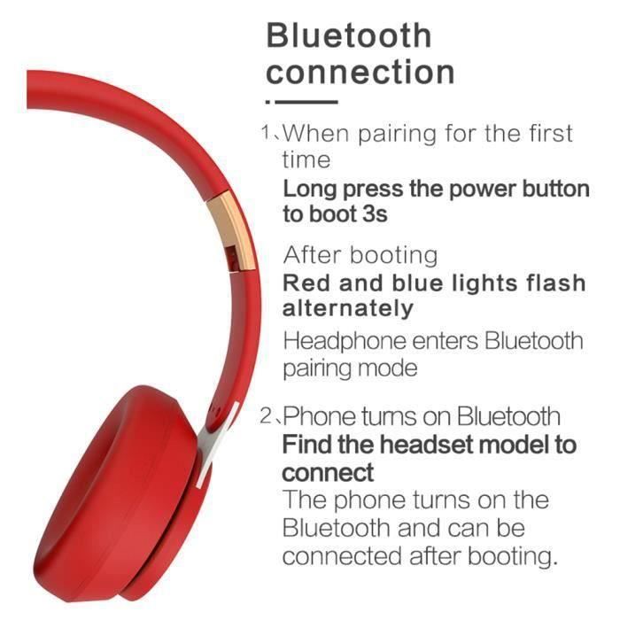 BEATS STUDIO3 Casque Bluetooth - Red - Cdiscount TV Son Photo