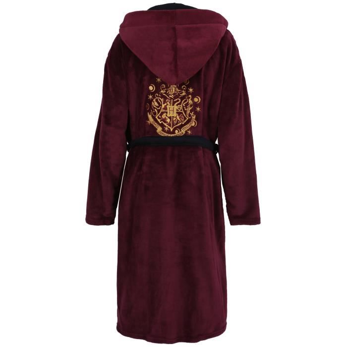 Peignoir homme HARRY POTTER Poudlard Gryffondor Bordeaux Bordeaux Cdiscount Pret a Porter