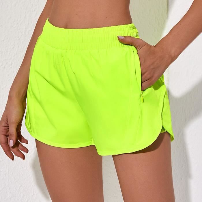 Short de Sport Femme Marque Mod le Vert Fitness