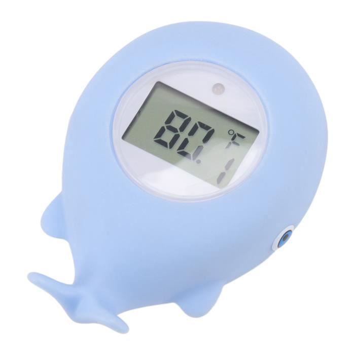 VGEBY Thermomètre de bain bébé en forme de baleine, jouet flottant avec  alarme silencieuse, affichage LCD - Cdiscount Puériculture & Eveil bébé
