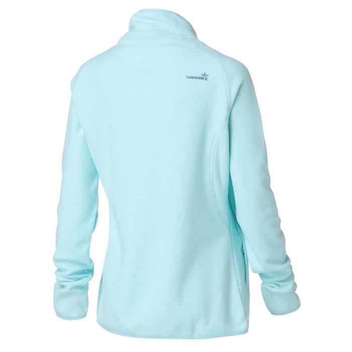 WANABEE Veste Polaire Zipp e Lady Polar Fz Femme Bleu Ciel