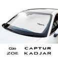 Pare-brise avant de voiture, Parasol pour Renault Captur Kadjar Clio Megane Scenic Zoe, accessoires de prote For Captur-2