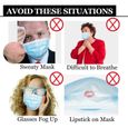 10 PCS Support Masque Silicone Doux Support de Masque Respirant Protection de Maquillage Coque Masque Lavable et Réutilisable-2