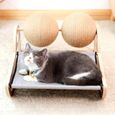 1pc chat jouet cadre gratter outil d'animaux de compagnie pour corbeille - panier - coussin - hamac - lit habitat - couchage-2