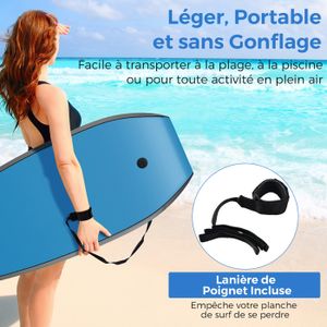Body Board Super Héros 84 X 46 Cm – Planche De Surf Enfant Avec Leash De Sécurité – Idéale Pour La Plage, La Piscine Et L'apprentissage De La Natation – Dès 3 Ans
