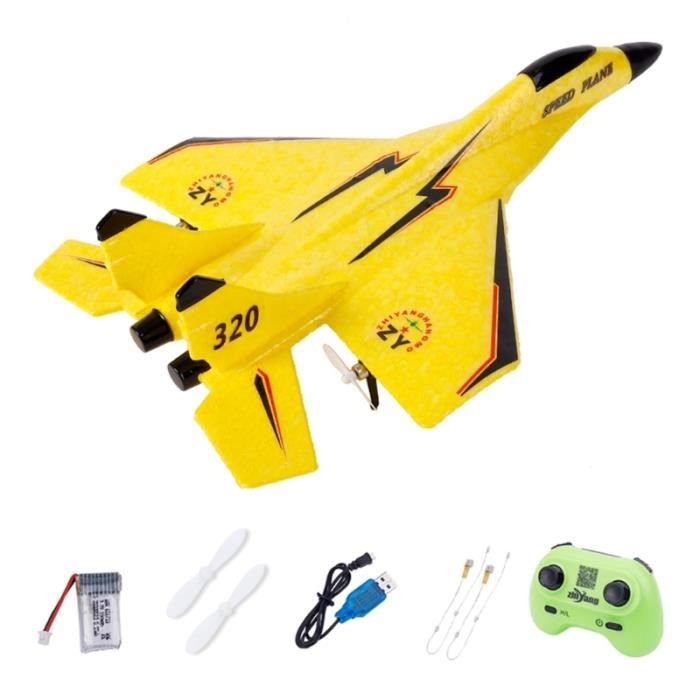 Bleu - Planeur LED RC modèle d'avion facile à voler, Jouet électronique d'extérieur pour enfant Bleu - Planeur LED RC modèle d'avion facile à voler, Jouet électronique d'extérieur pour enfant