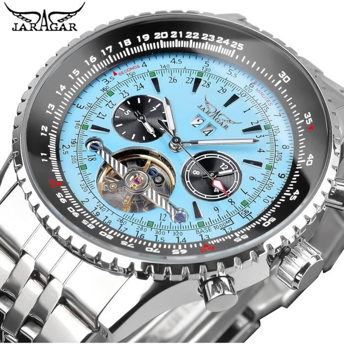 Montre squelette homme tourbillon 2025