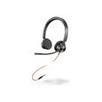 Micro-casque - filaire - USB, jack 3,5mm - HP Inc. - Poly Blackwire 3225 - Blackwire 3200 Series - micro-casque - sur-oreille - fil-3