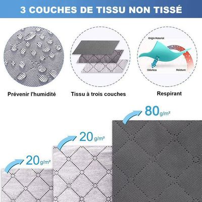 Lot De 3 Sacs De Rangement Transparents 35L - Housses Pliables Avec Poignées - Pour Vêtements, Couettes, Jouets - PVC Résistant