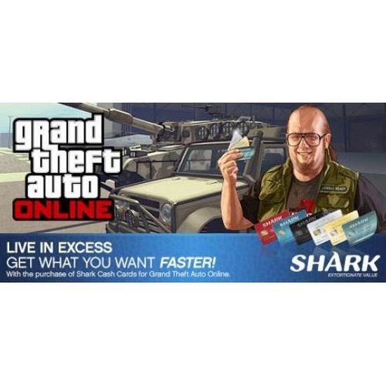 Grand Theft Auto Online Whale Shark Cash Card Pc En Telechargement Cdiscount Informatique