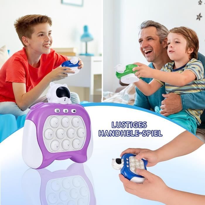 Nouvelle machine de jeu de puzzle révolutionnaire de décompression, jouet  de soulagement du stress de jeu portable, facile à utiliser - Amusez-vous  avec la famille des amis (bleu) 