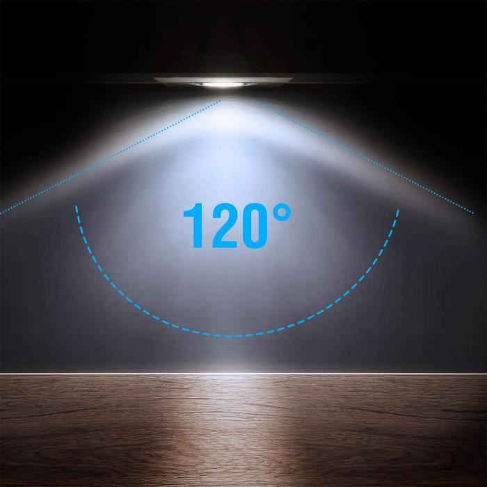 Lampe de travail LED rechargeable IP65 - 100W 2400 Lumen - 6500K blanc  lumière du jour