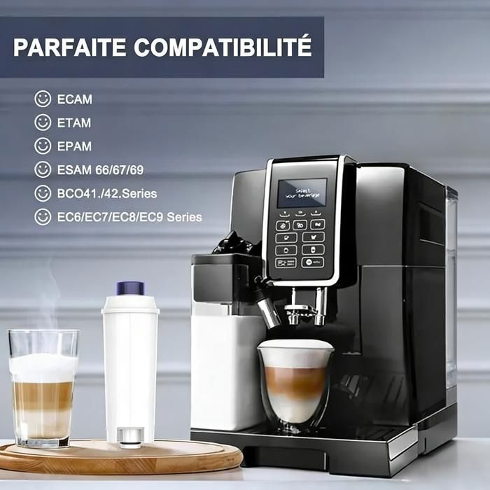 Lot De 4 Cartouches Filtre à Eau Comedes Pour Machines à Café De'Longhi DLS-C002, SER3017 - 4