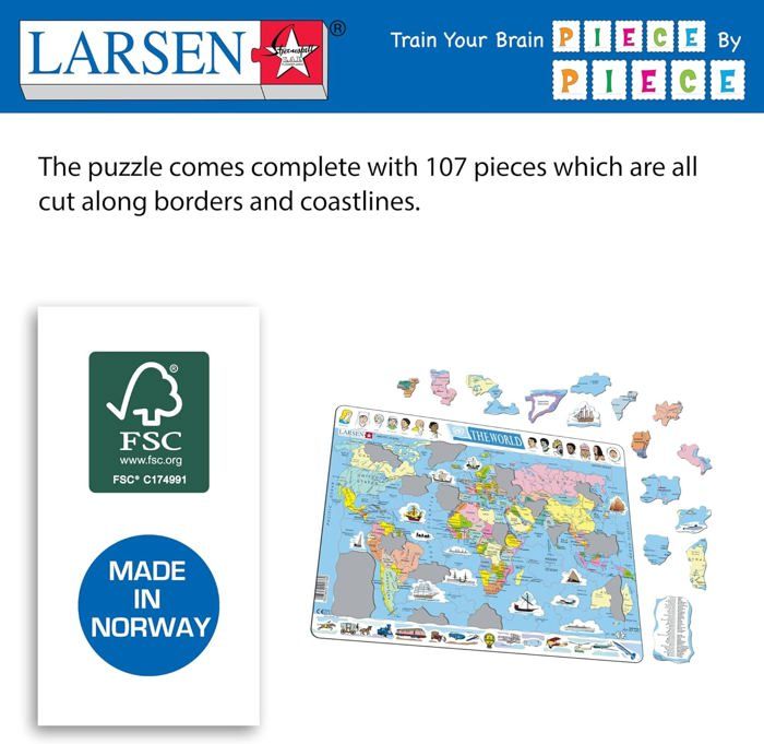 Cadre - Union Européenne (Français) - Larsen - 70 pièces Cadre - Union Européenne (Français) - Larsen - 70 pièces