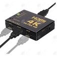 HTBE® Répartiteur HDMI commutateur cinq en un commutateur HDMI commutateur 3 en 1 sortie 4 avec télécommande télécommande-0