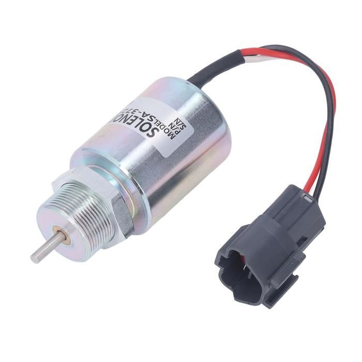 Électrovanne D'Arrêt Carburant 716-30255 - Solénoïde Pour Chargeuse-Pelleteuse JCB 3CX 4CX
