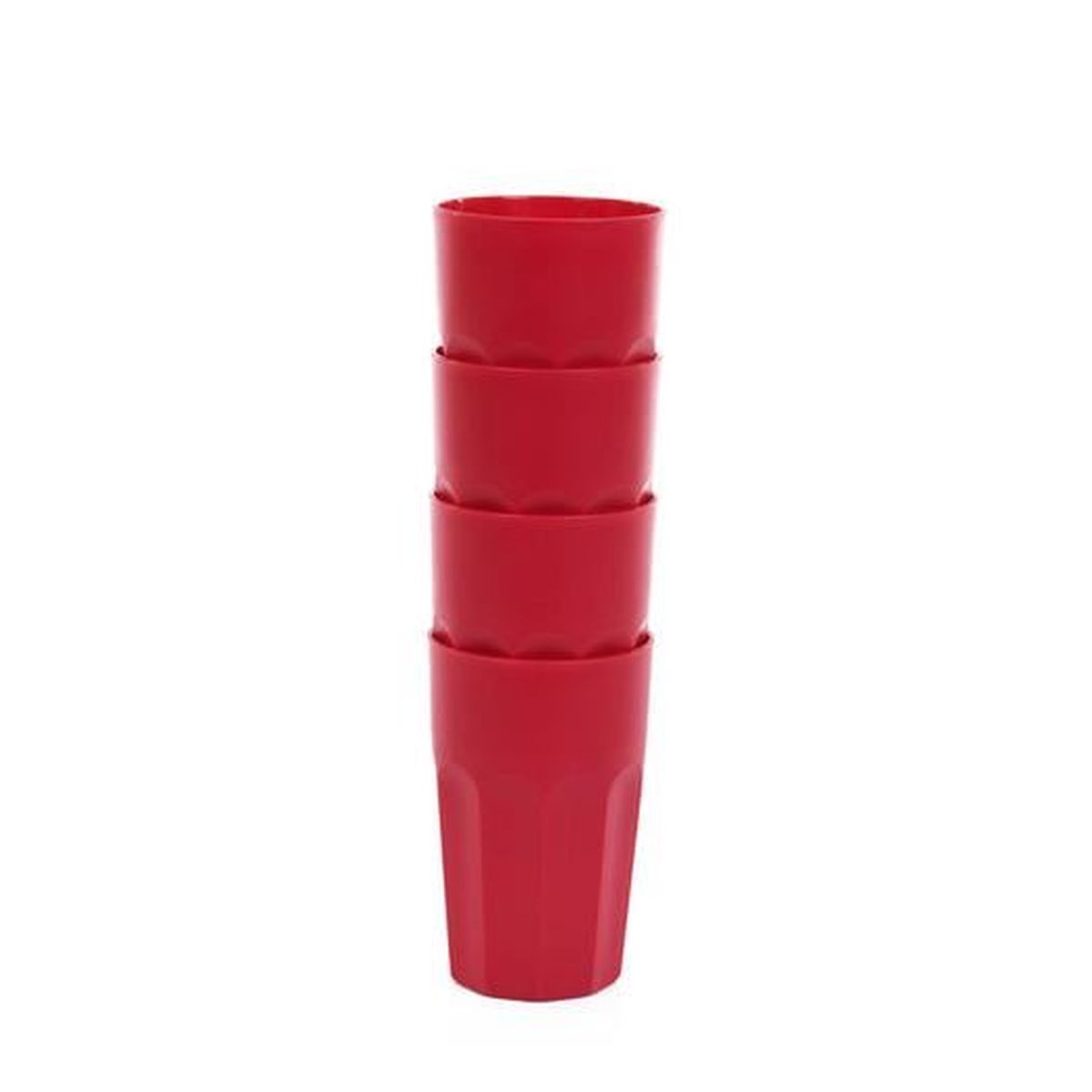 5 Verres Incassables En Acrylique – 190 Ml, Design Octogonal – Sans BPA, Lavables Au Lave-vaisselle – Pour Enfants, Pique-nique, Fêtes