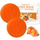 DOOKY THE ORIGINAL Persimmon Soap Lot De 2 Savons Solides Naturels Désodorisants Et Hydratants, Savon Naturel Pour Un Nettoyage Doux Et Intime De To