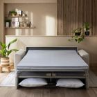 Matelas pour canapé-lit convertible mousse 135x185 - Gris - Fabriqué en France - Terre de Nuit