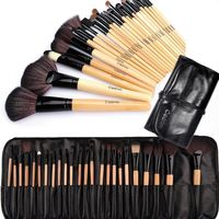 24 PCS Set Pinceaux Maquillage-Cadrim -Kit de Pinceaux de Maquillage -Fond de Teint -Synthétique de Qualité -Anti-cernes Ombres
