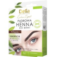 Delia cosmetics - Henné pour les sourcils en poudre - 4.0 Marron - 4g