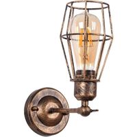 TWSXTE Applique Murale Industrielle, Lampe Murale Retro, E27 Vintage Interieur Lampe, douille reglable abat-jour, pour Maison